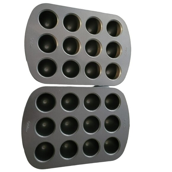 Cake Pop Pans Wilton 12 Cavity Baking Trays - Set of 2 - Oval Shape JJ1508 - Picture 6 of 7